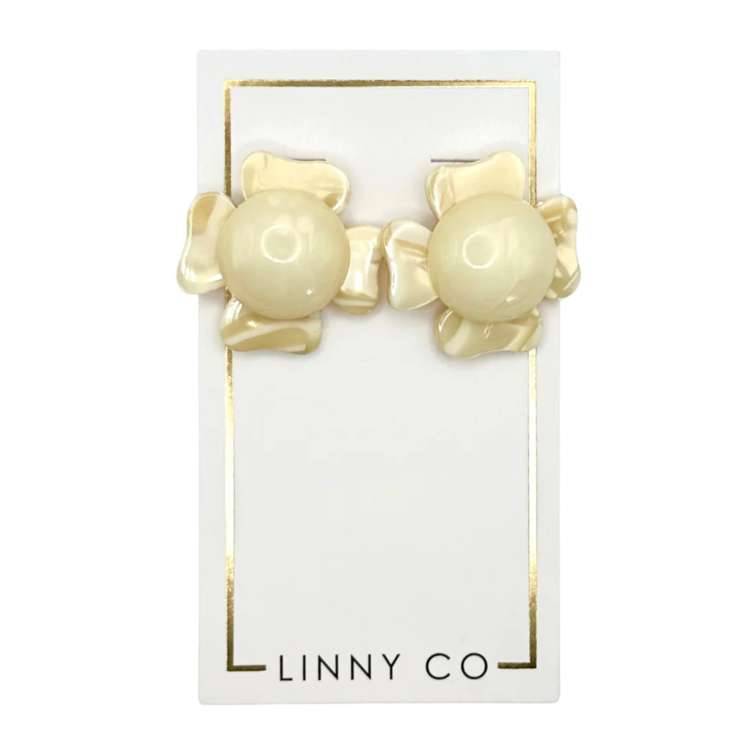 Amelia Champagne earrings