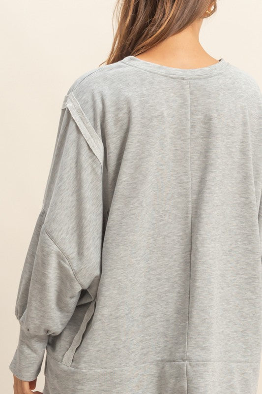 Heather Long Sleeve grey