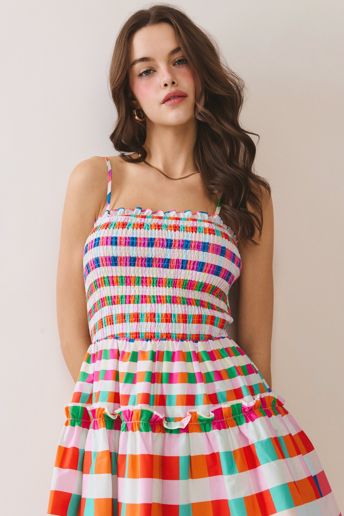 Tessa Multi Smocked Dress