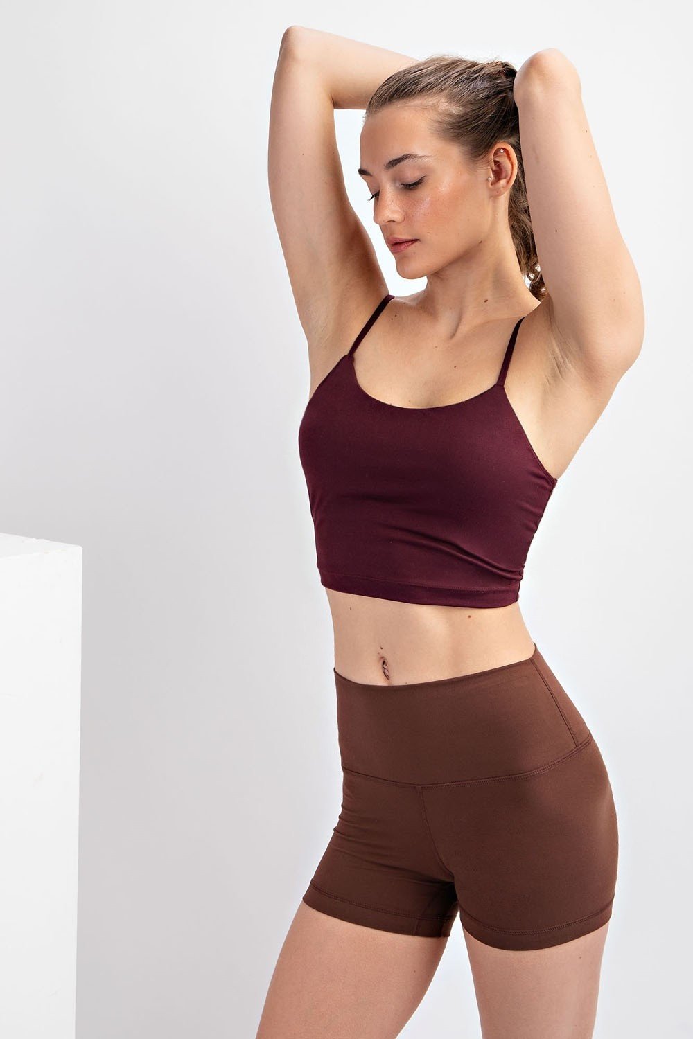 butter basic cropped cami MULTIPLE COLORS