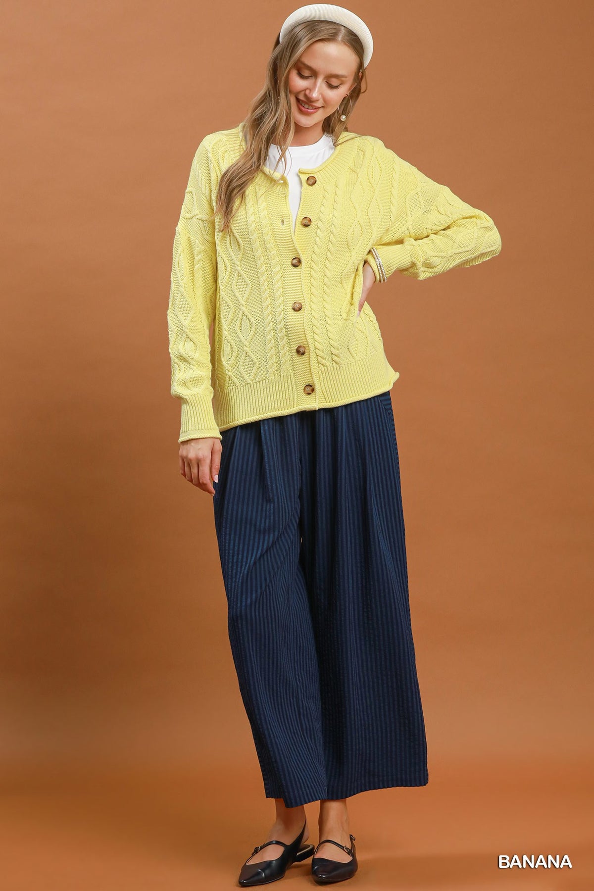 Georgia Banana Cardigan