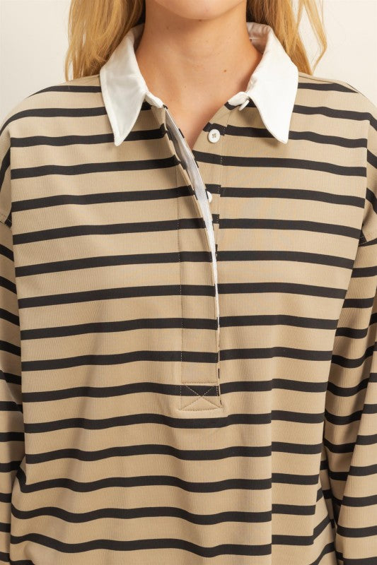 Hope Classic Stripe Collar Shirt