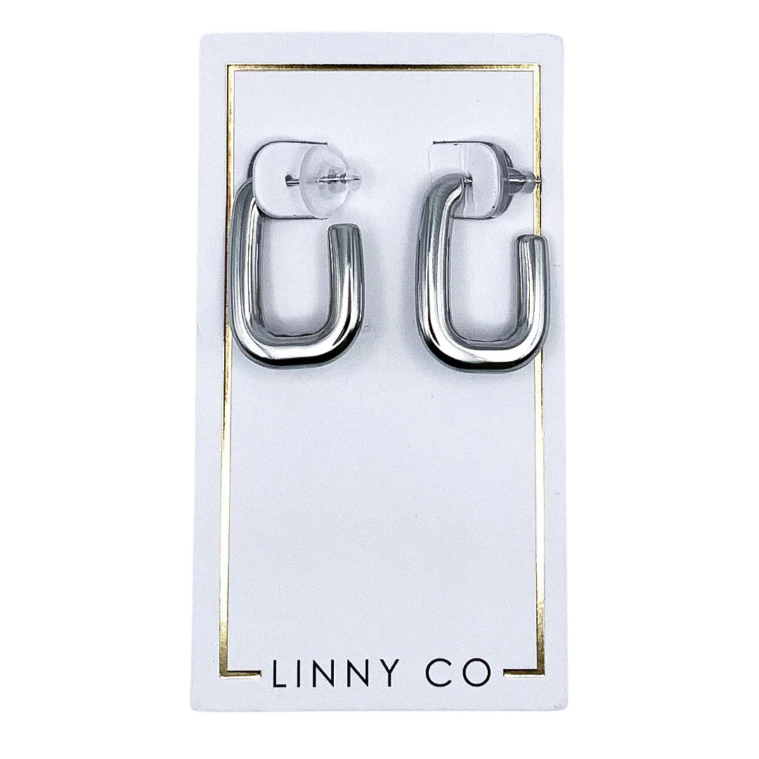 Danielle silver earrings