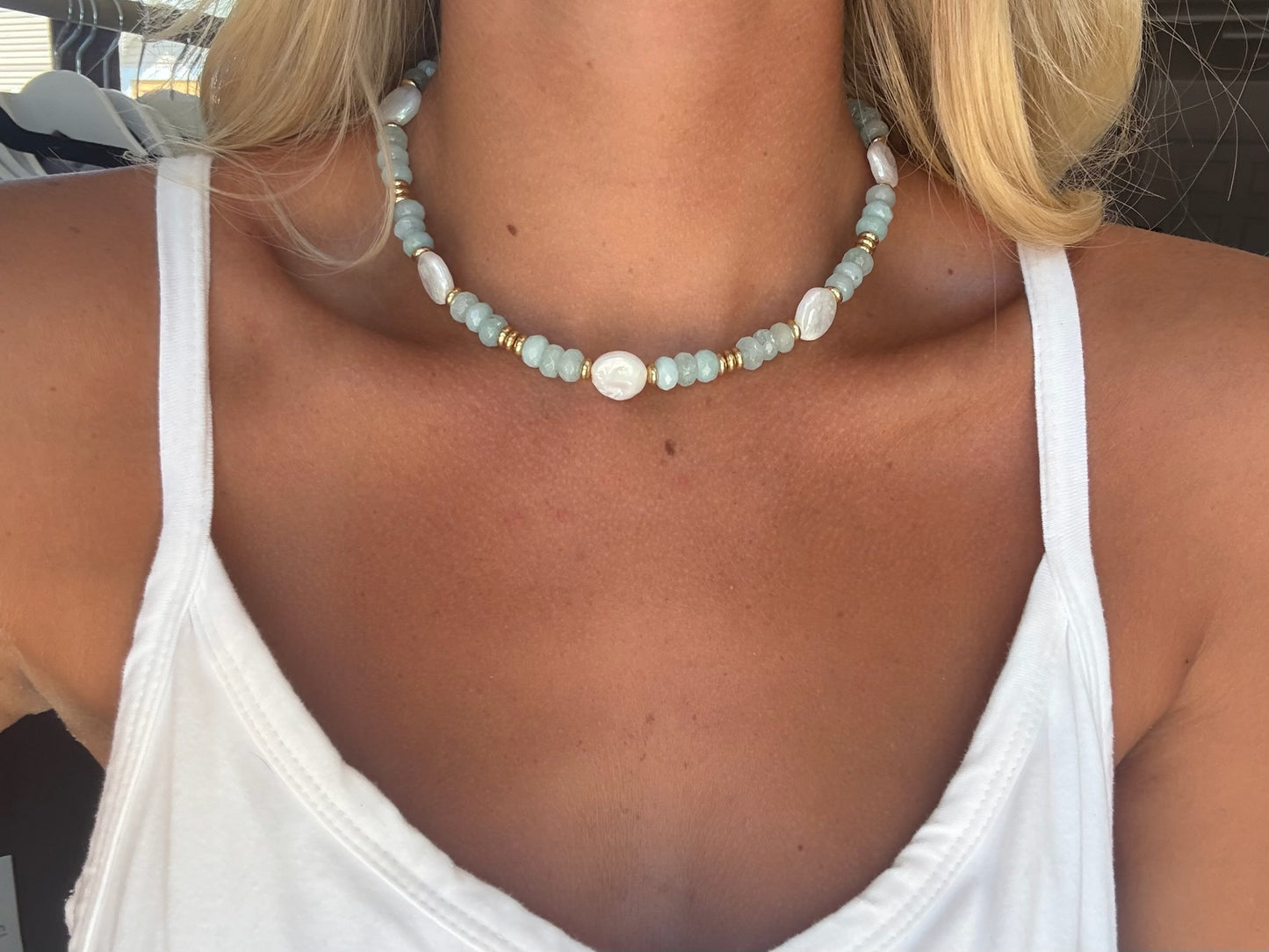 Huntington Beach Beaded Necklace
