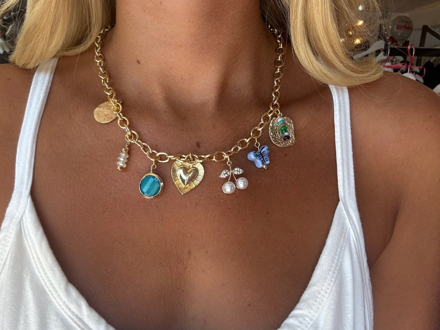 La Jolla Shores Charm Necklace