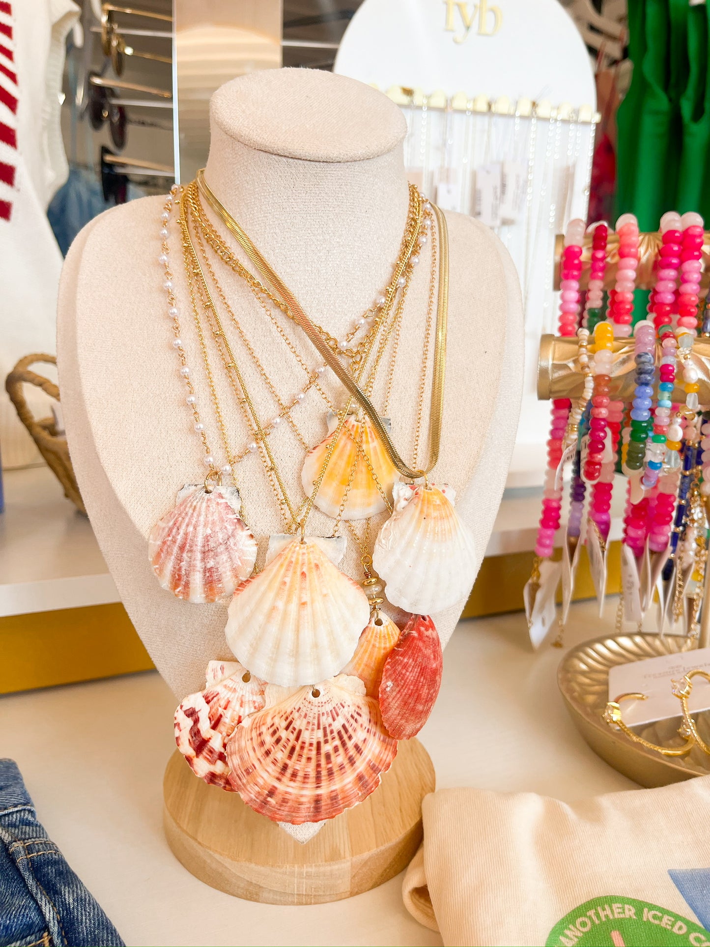 Clearwater Beach Single Pearl Necklace