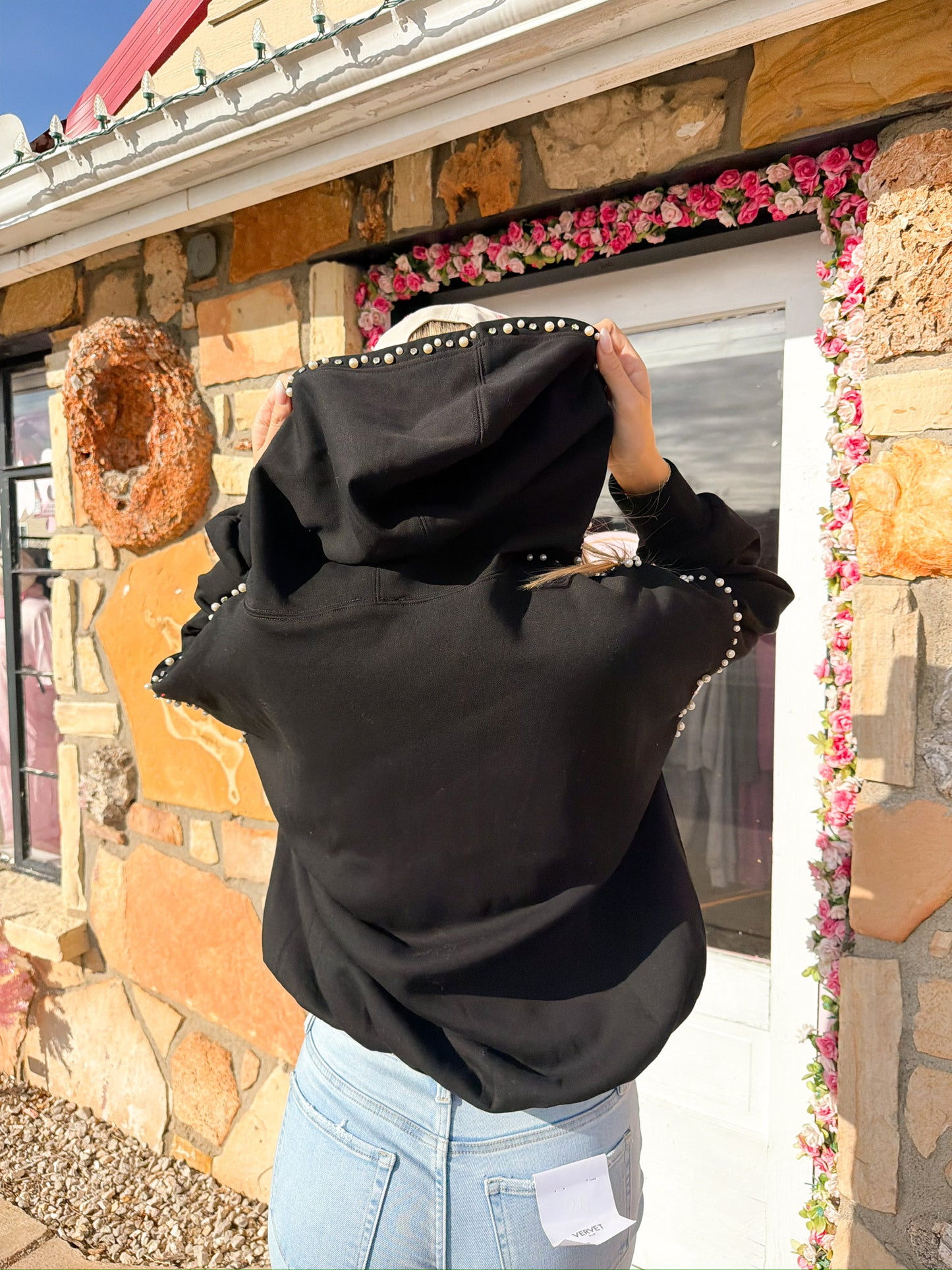 Brielle Black Hoodie