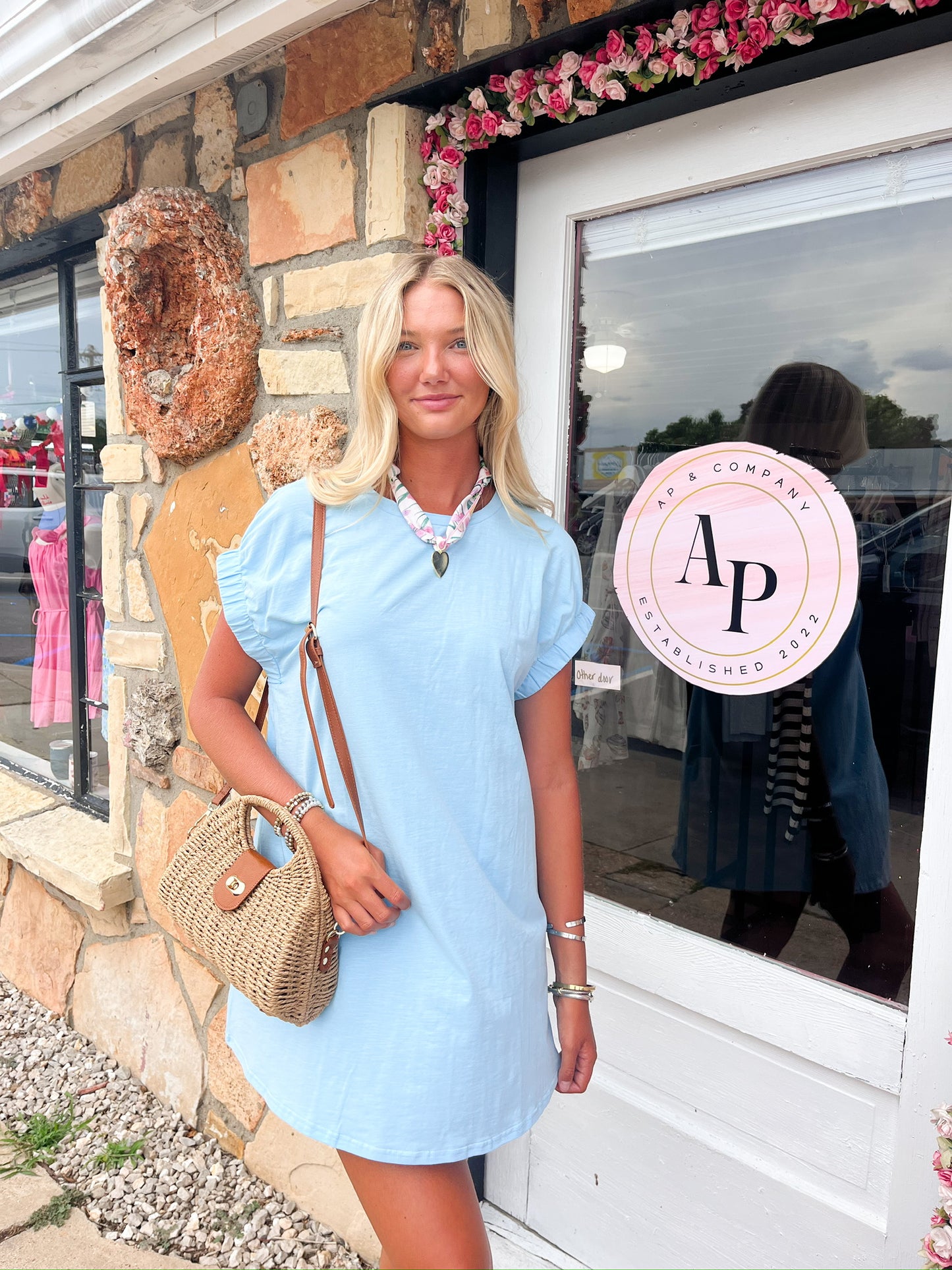 Dani Light Blue Dress