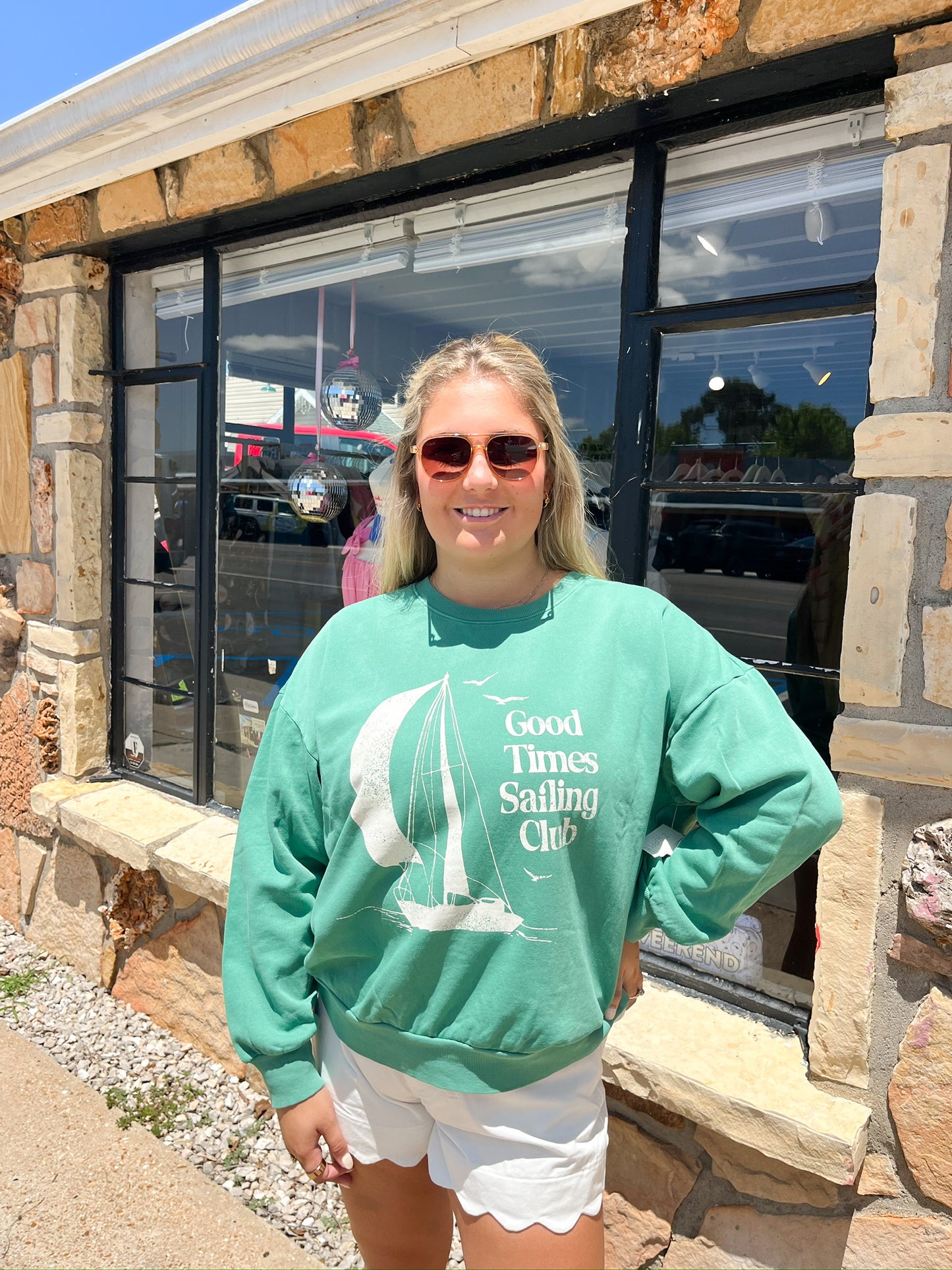 Sail Away Sunday Sweatshirt