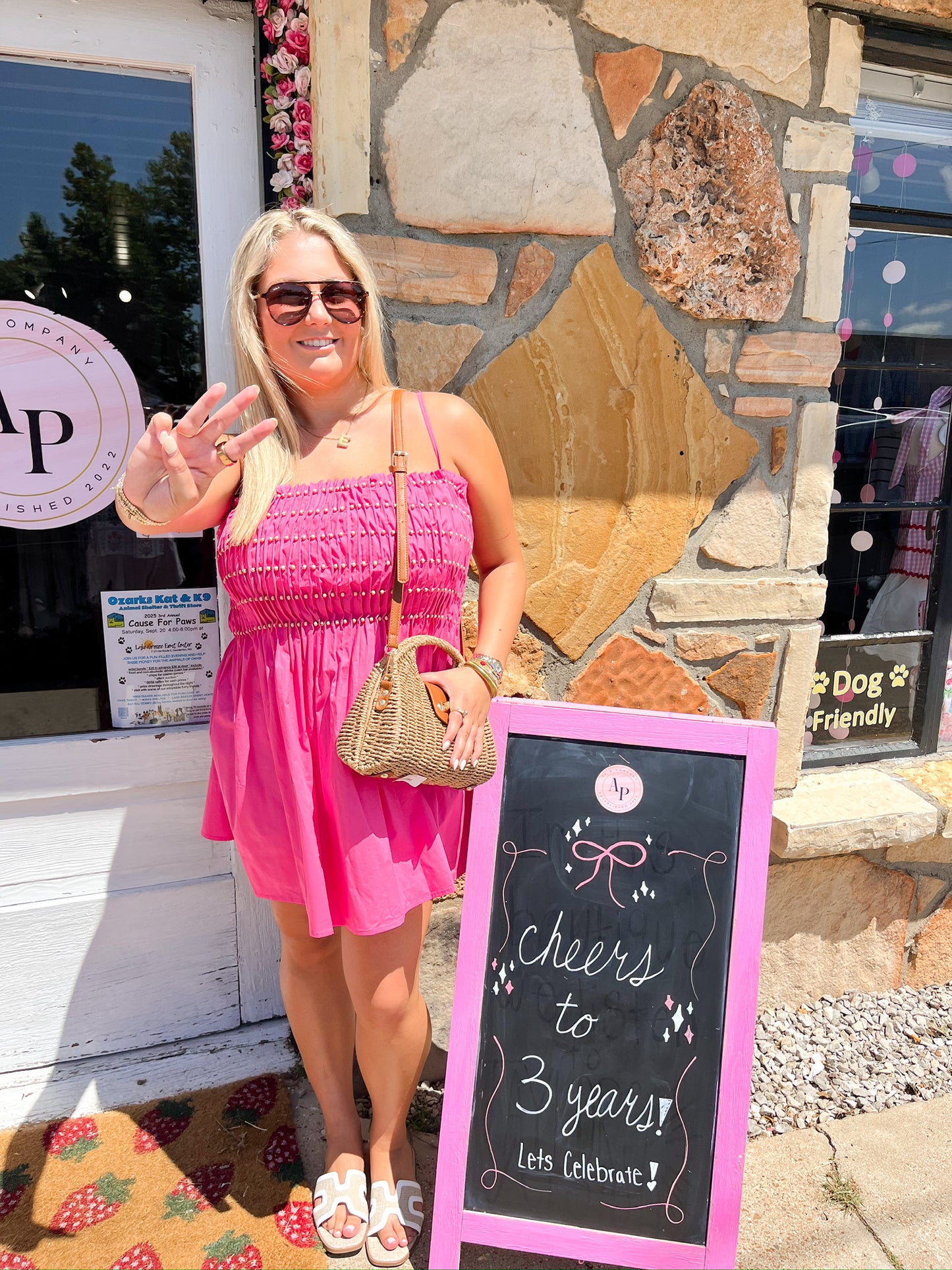 Iris Fuchsia Dress