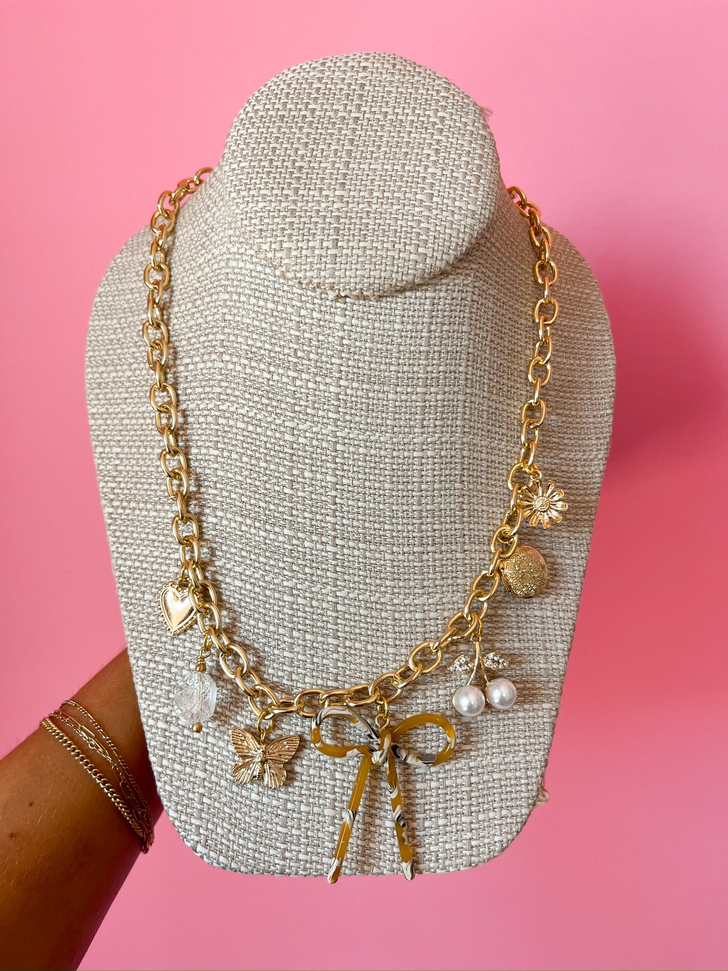 Santa Monica Beach Charm Necklace