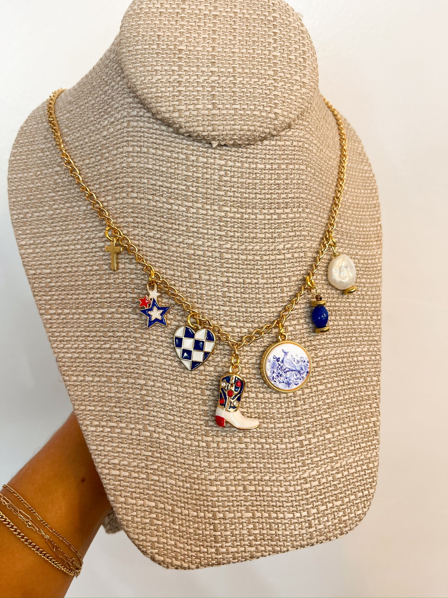 Long Beach City Beach Charm Necklace