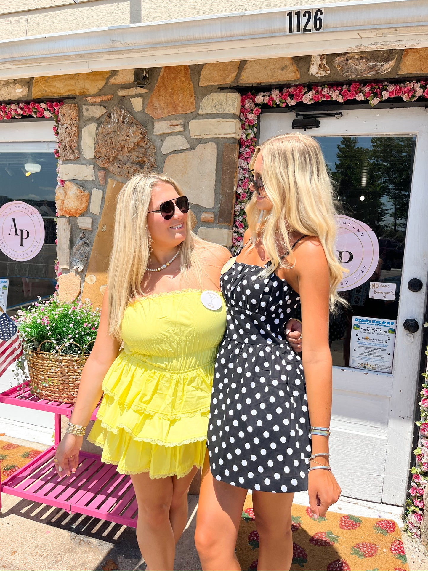 Diana Black Polka Dot Dress