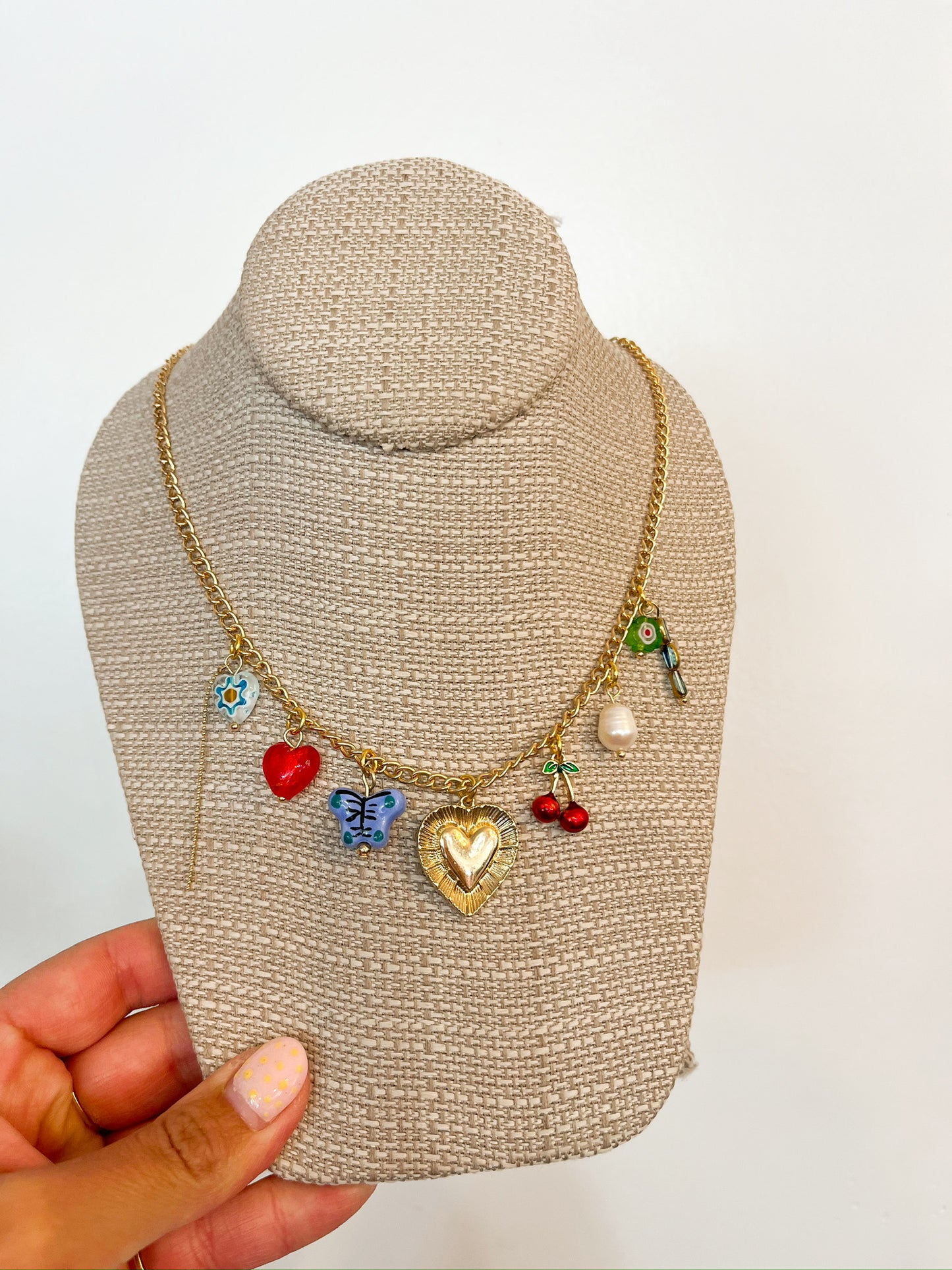 Fort Morgan beach Charm Necklace