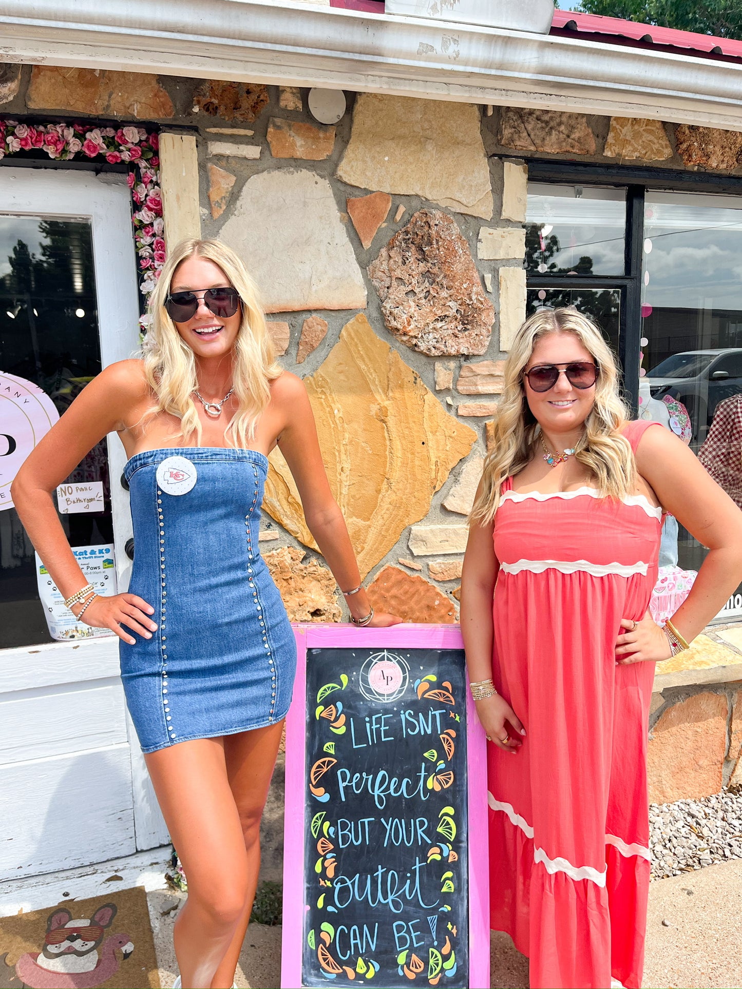 Brooke Coral Dress