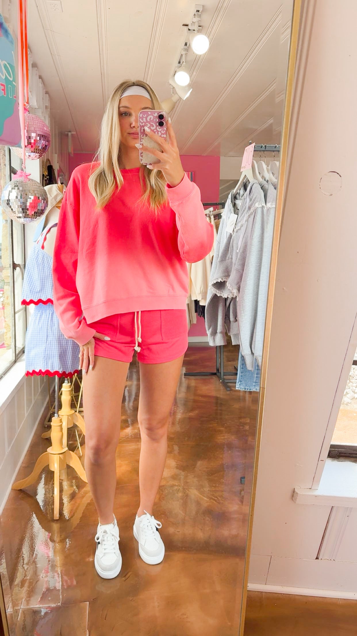 Hailey coral top