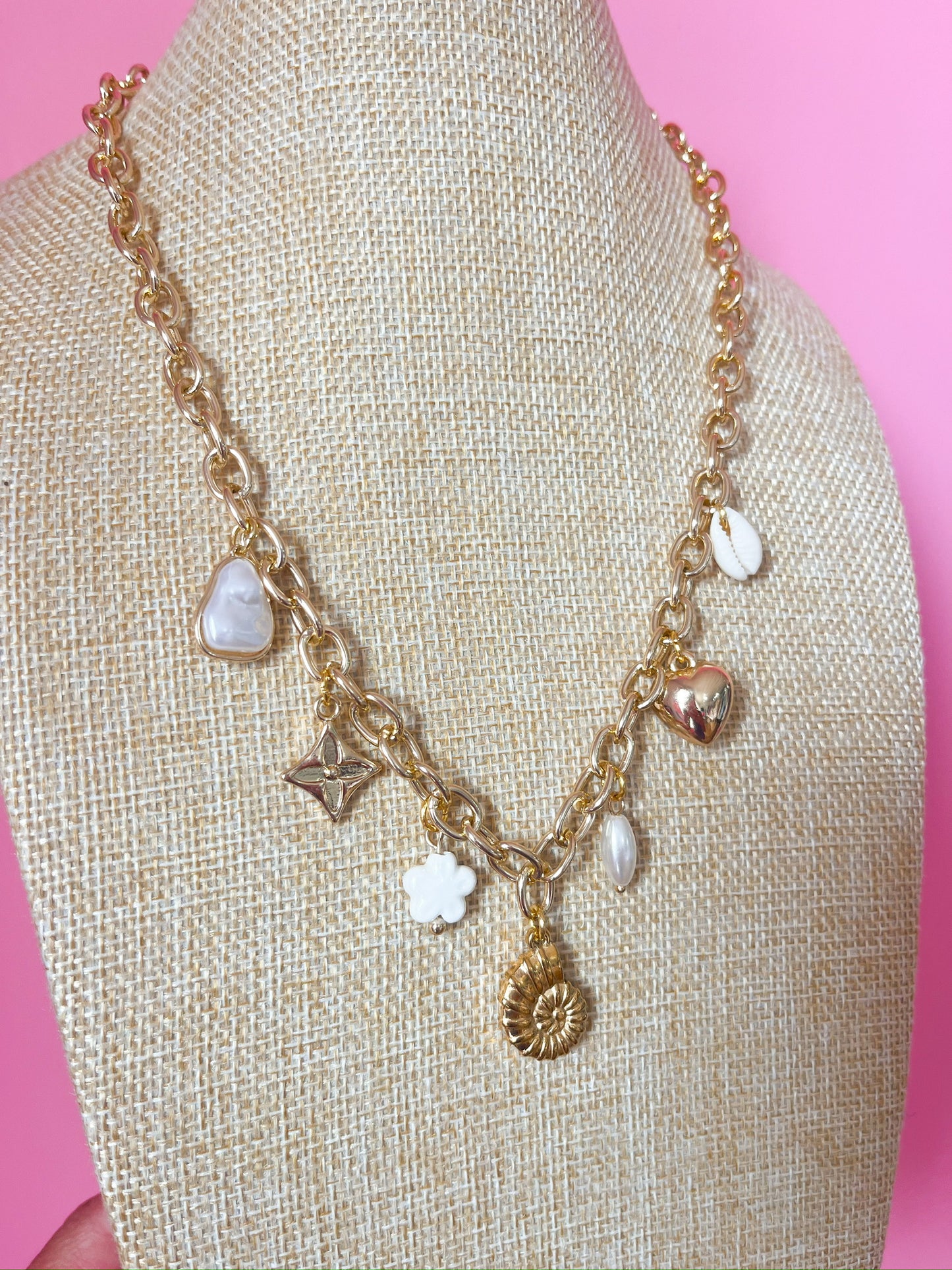 Sandbridge Beach Charm Necklace