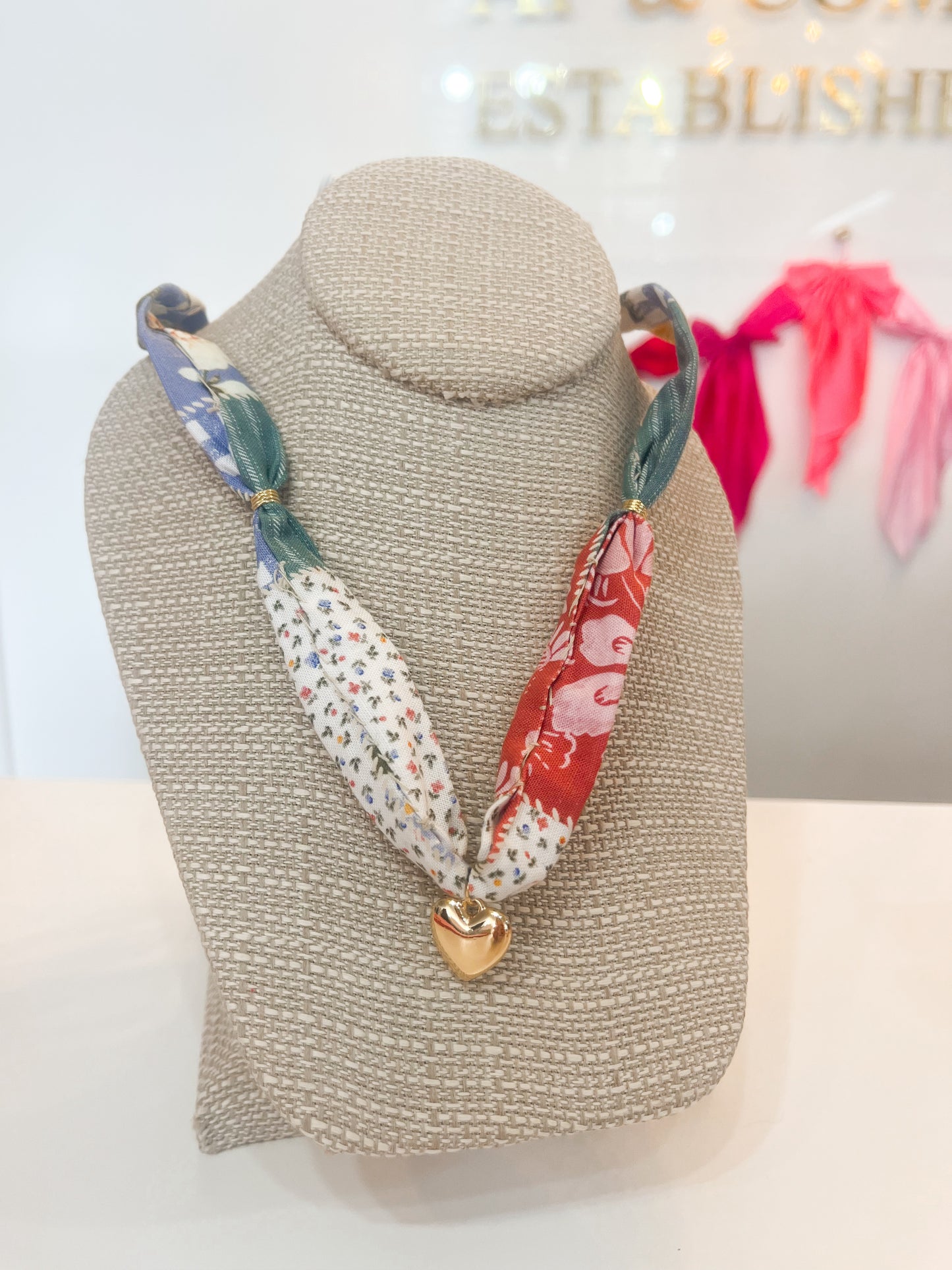 Ocean Ribbon Necklace