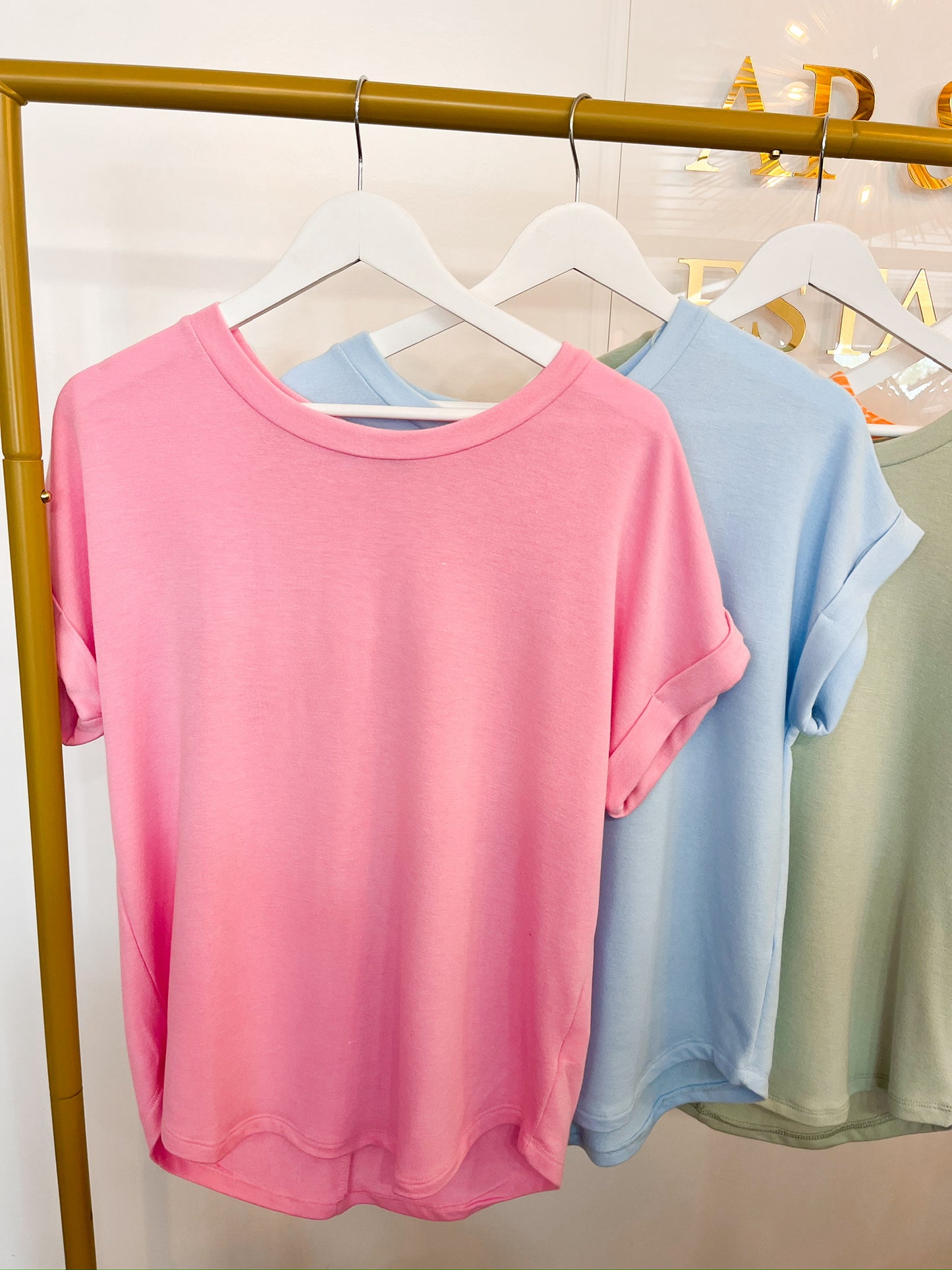 Sarah light pink top