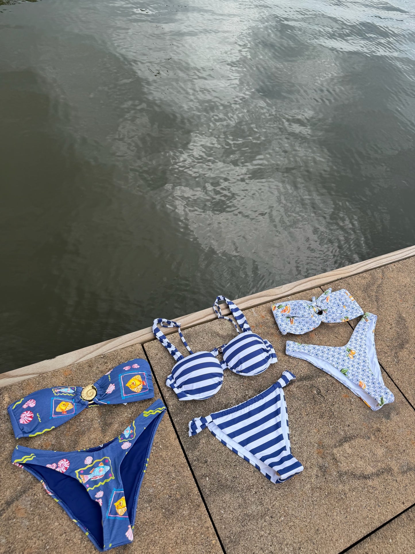 Seaside Soiree Bikini Ocean Top