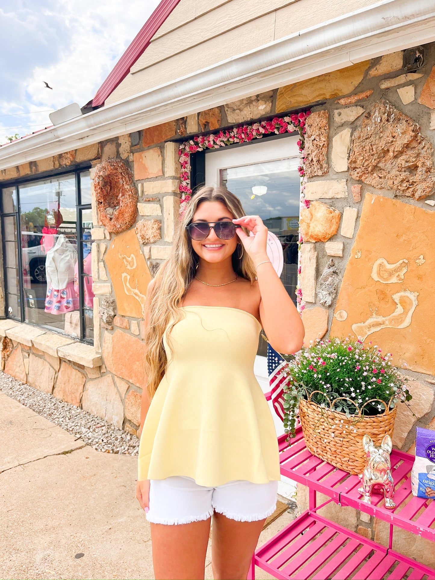Onna butter yellow sweater