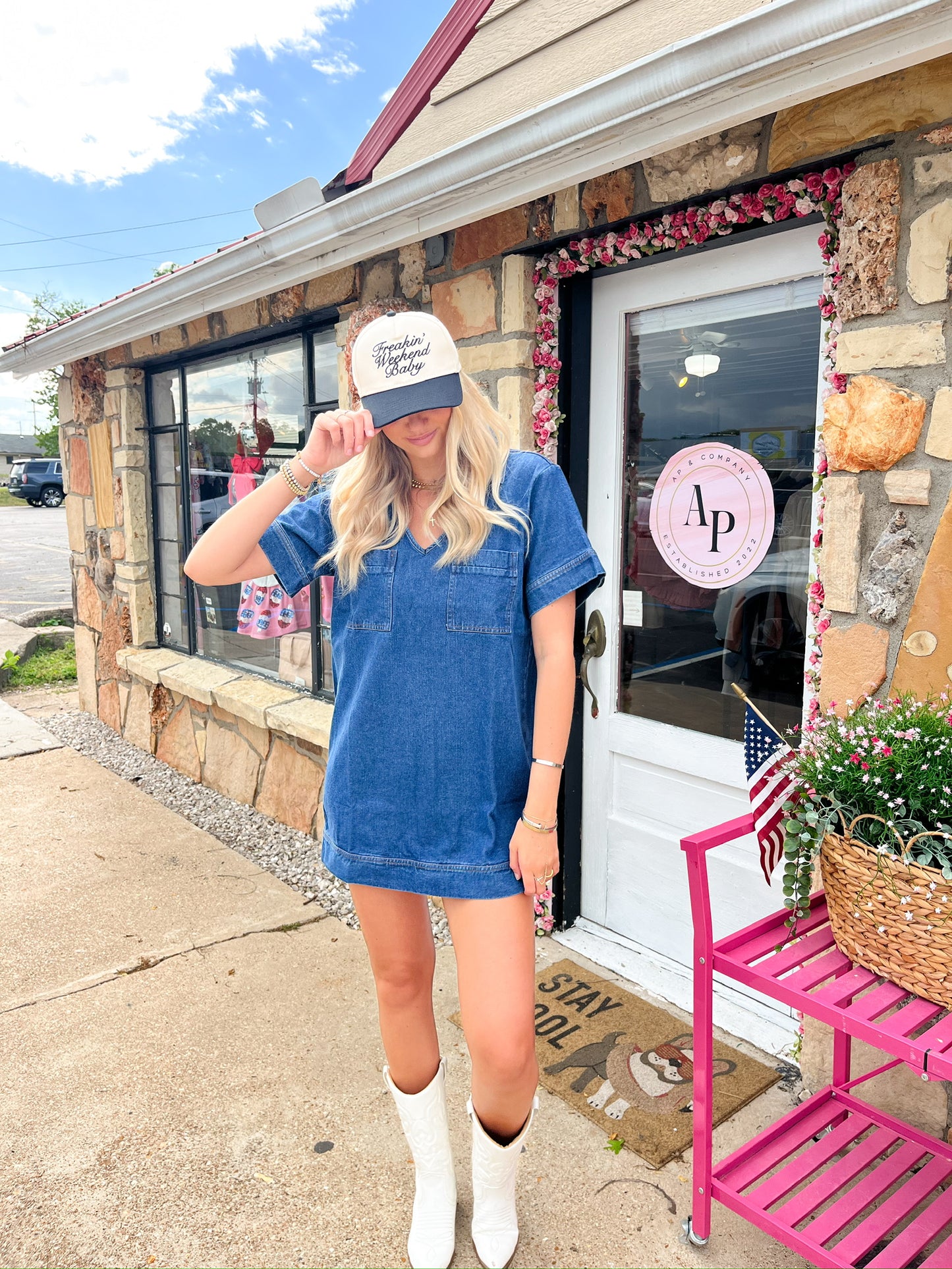 Dawn denim dress