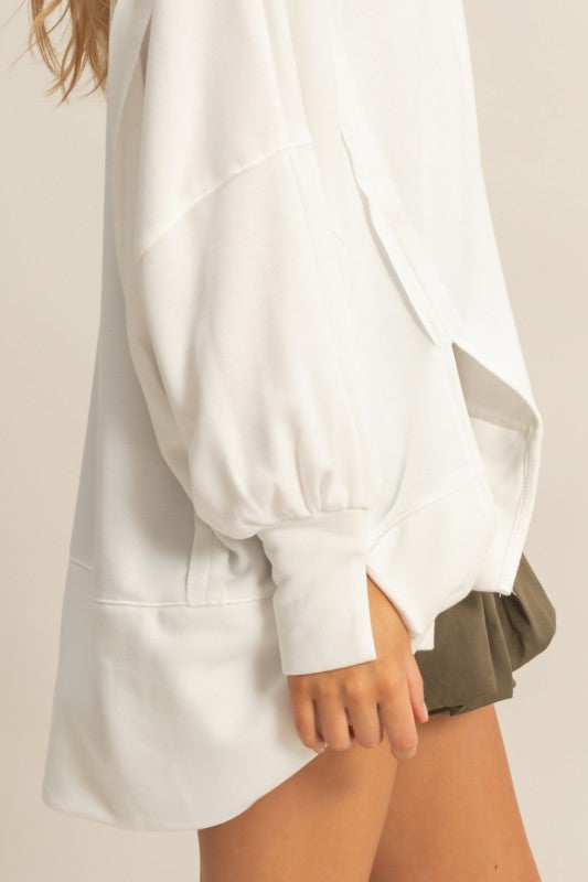 Heather Long Sleeve Ivory