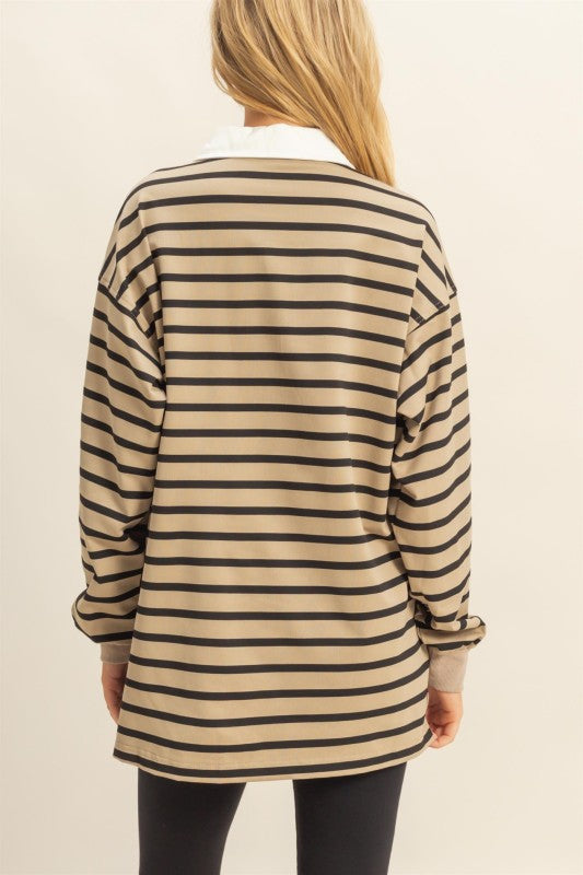 Hope Classic Stripe Collar Shirt