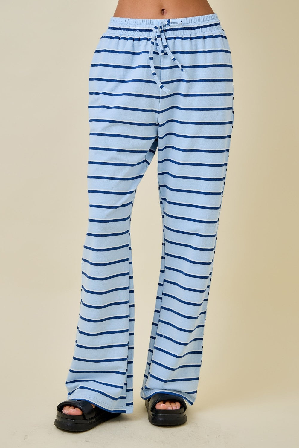 Diana Striped Pants Blue