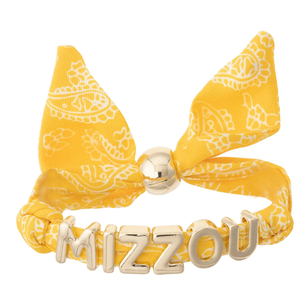 Missouri Tigers Bandana Slider Bracelet