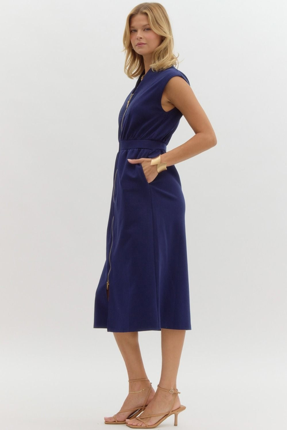 Emily navy dress
