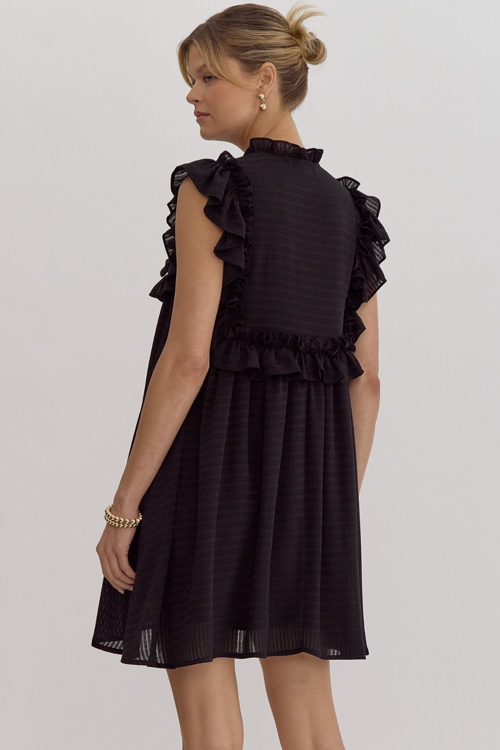 Emery Black Sleeveless Dress