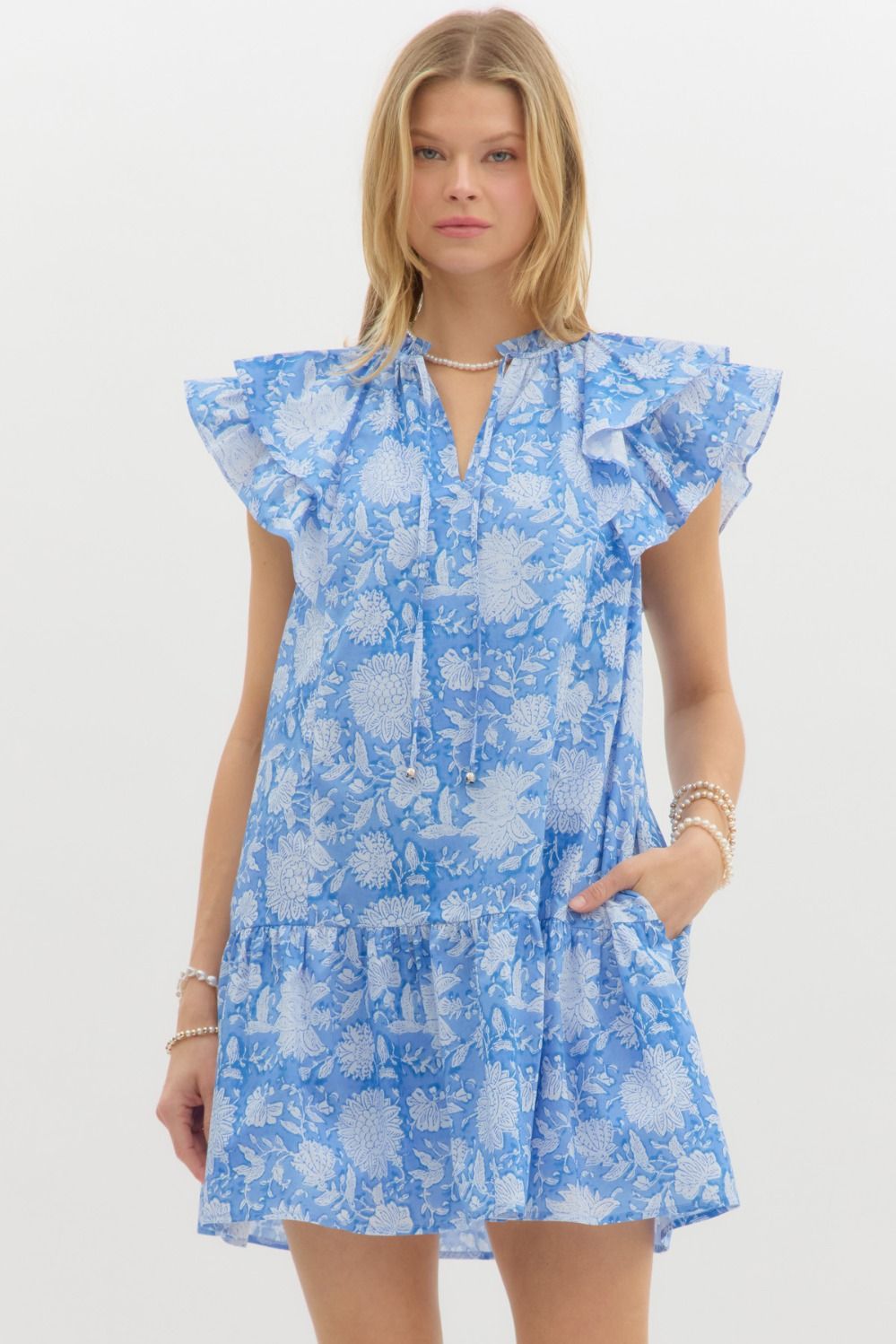 Elizabeth blue dress