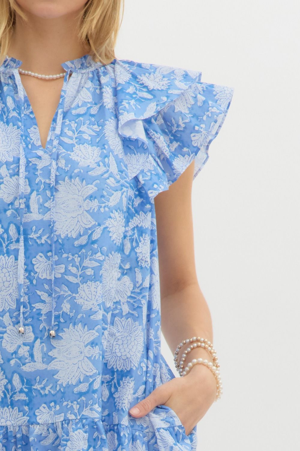 Elizabeth blue dress