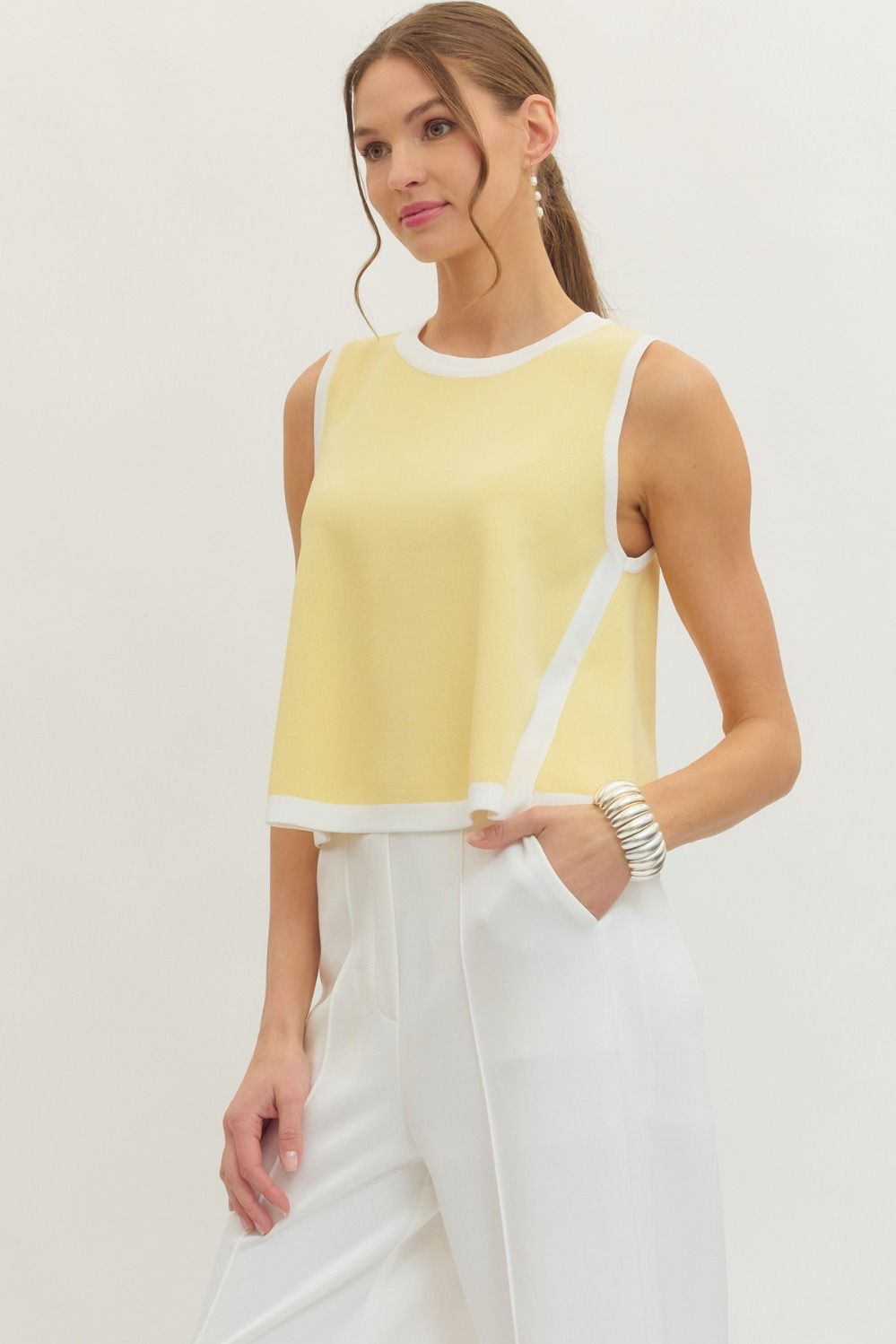 Eliana Lemon and White Top