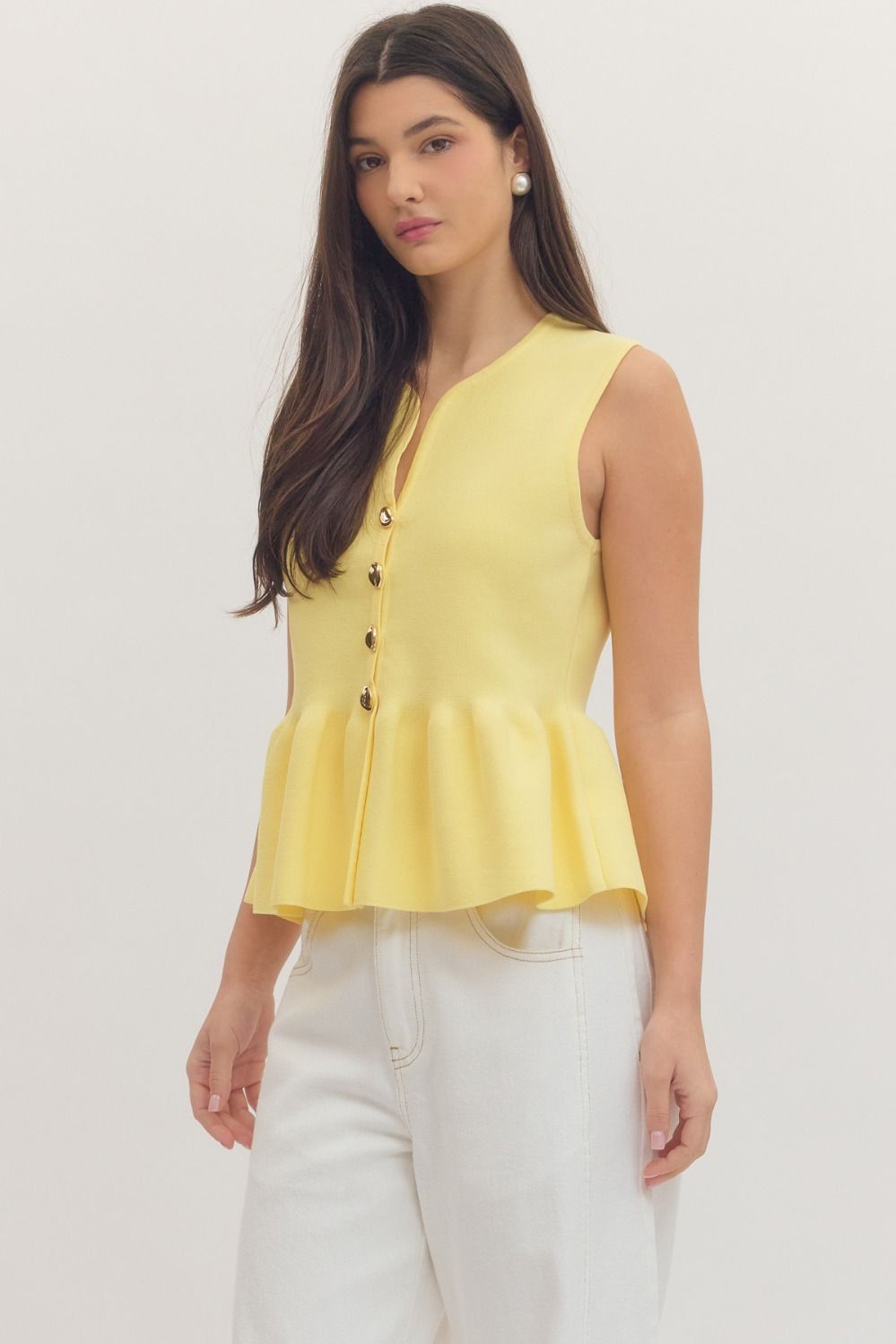 Evie Lemon Tank Top
