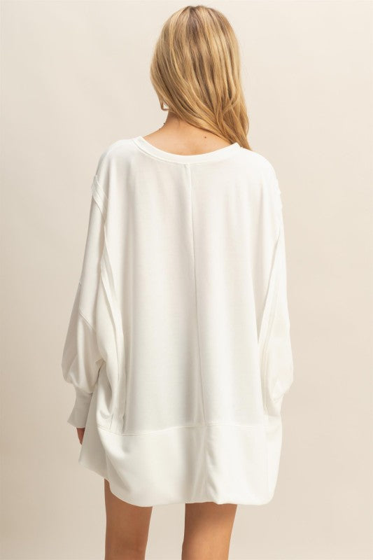 Heather Long Sleeve Ivory