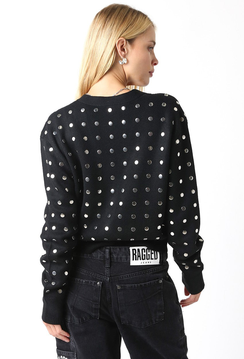 Olivia Studded Sweater