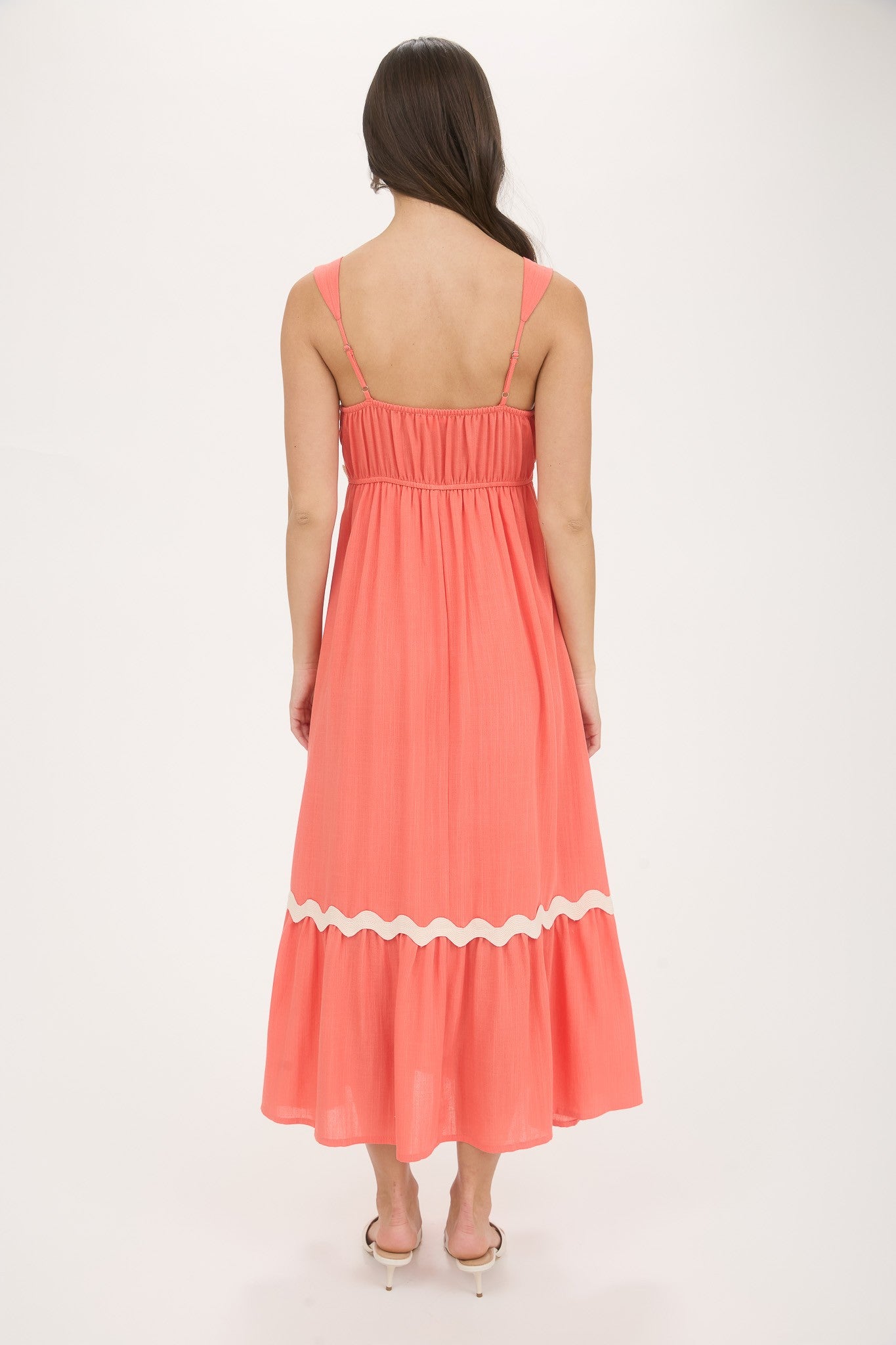 Brooke Coral Dress