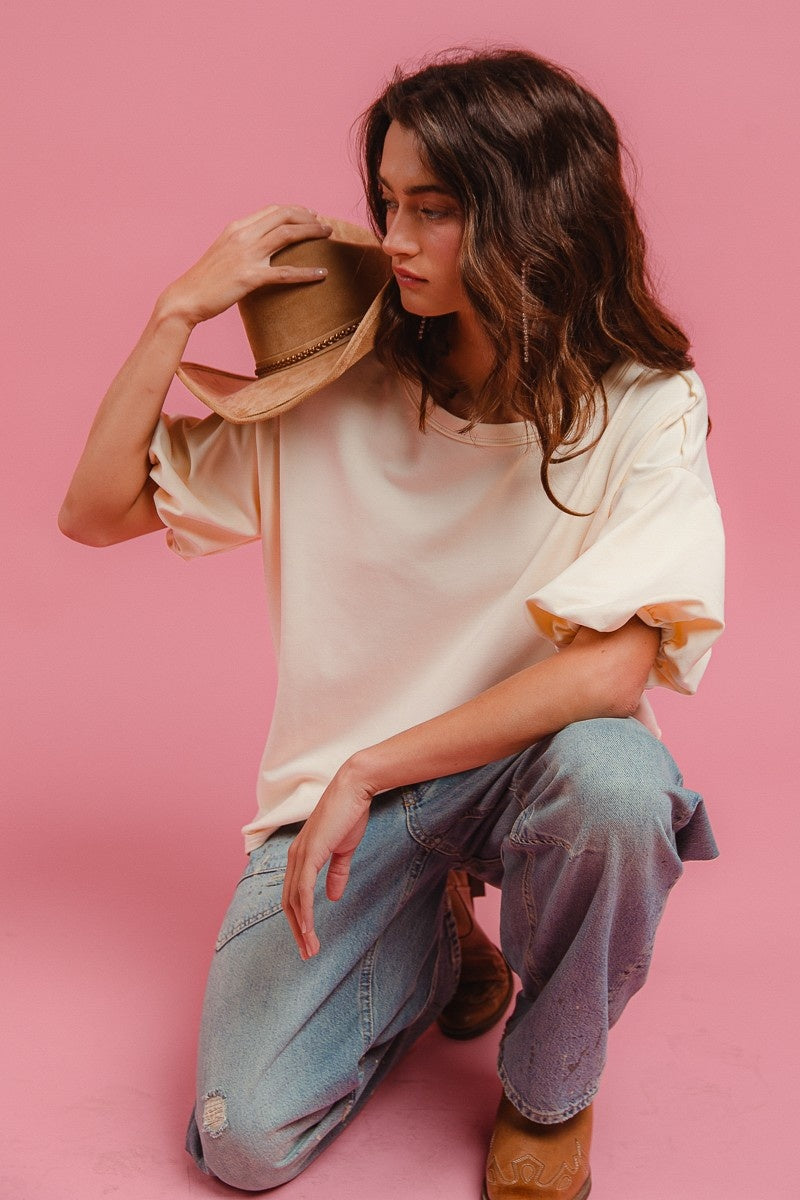 Bella cream top