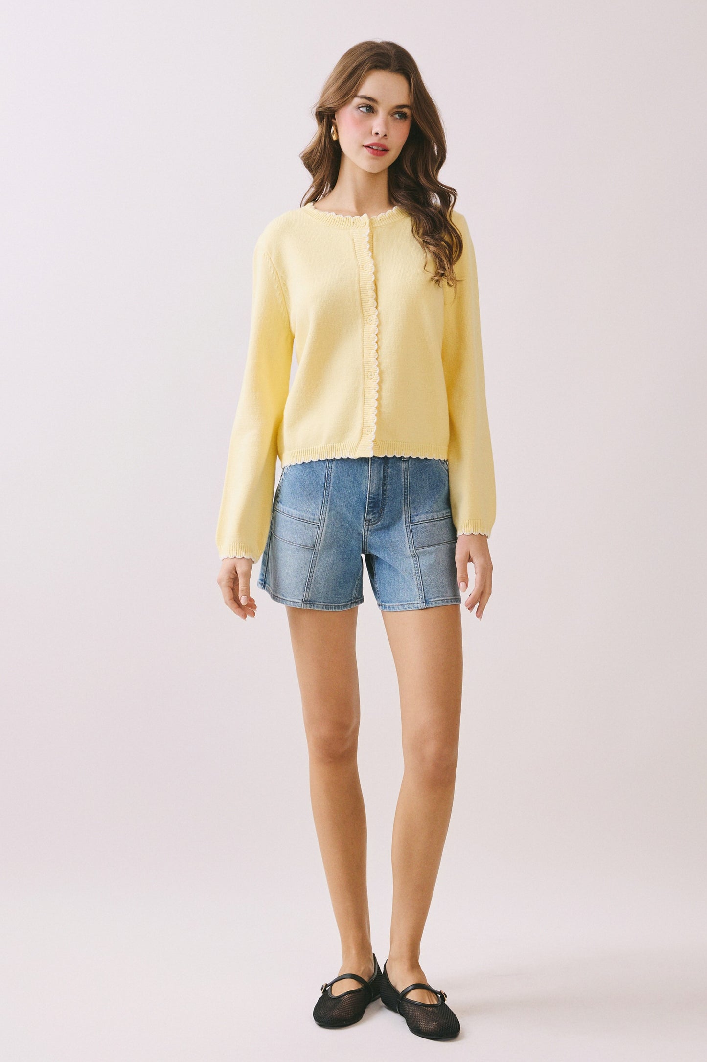 Tia Yellow Sweater