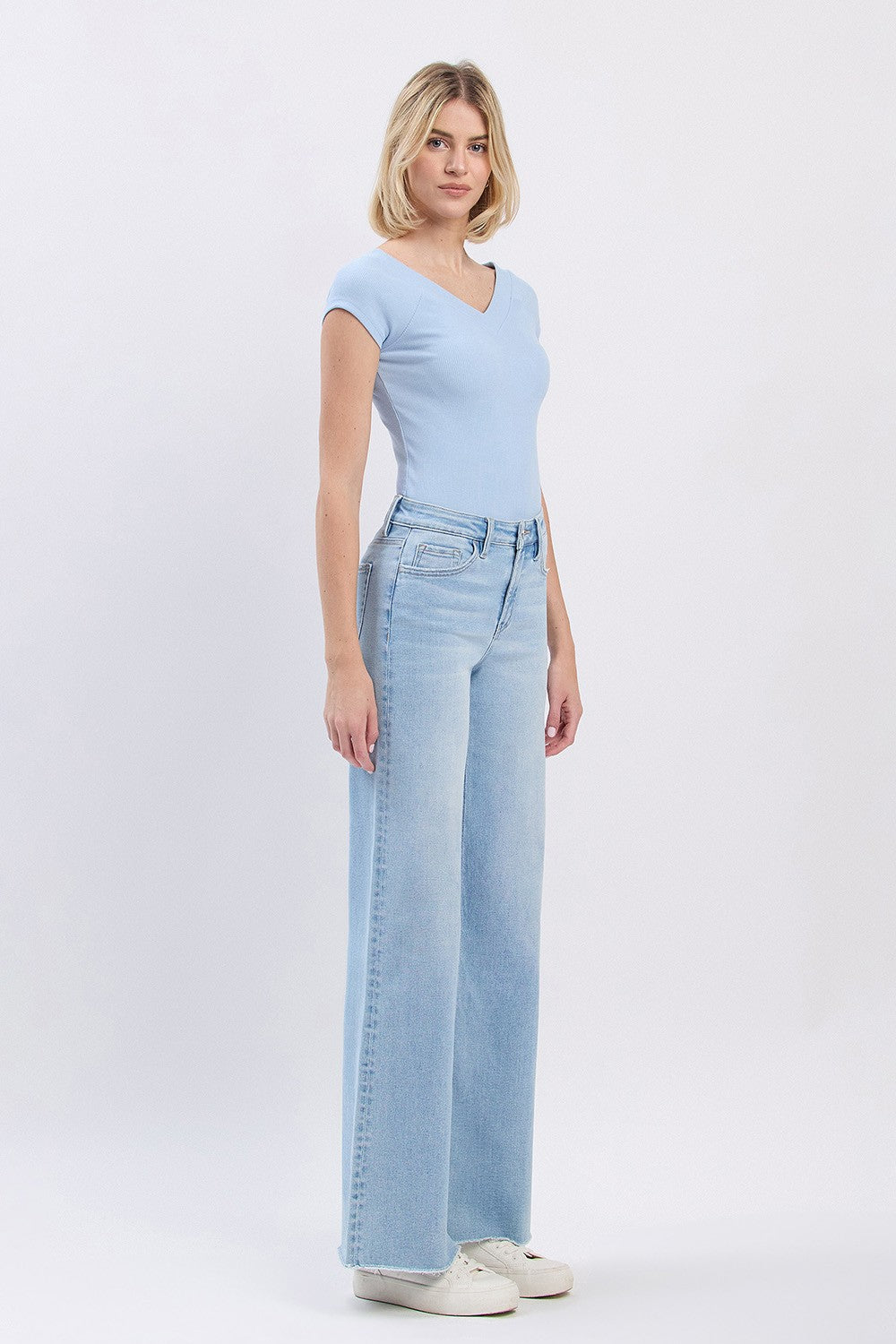 Vervet High Rise Wide Leg Jeans