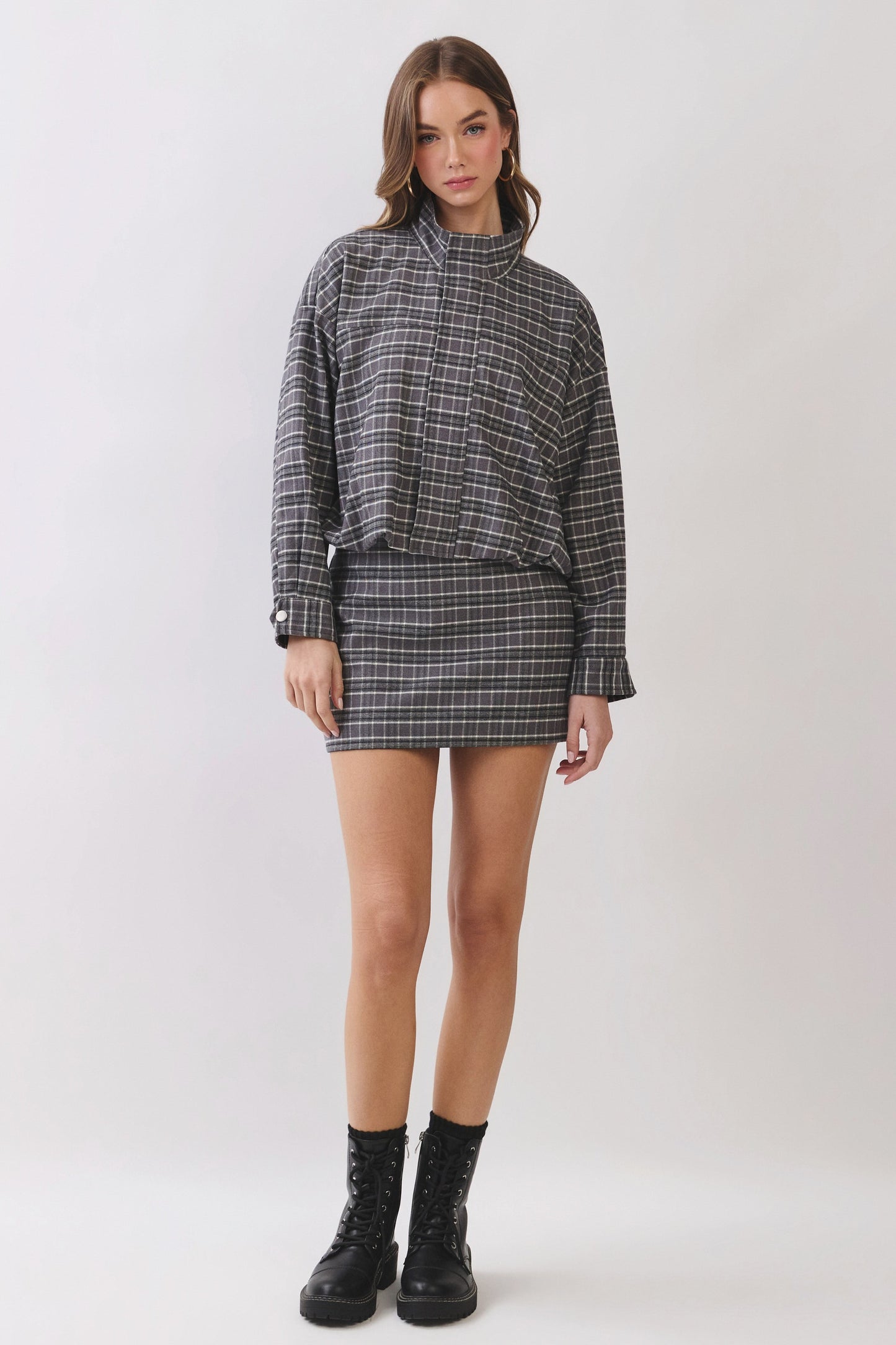 Tila Grey Set Top