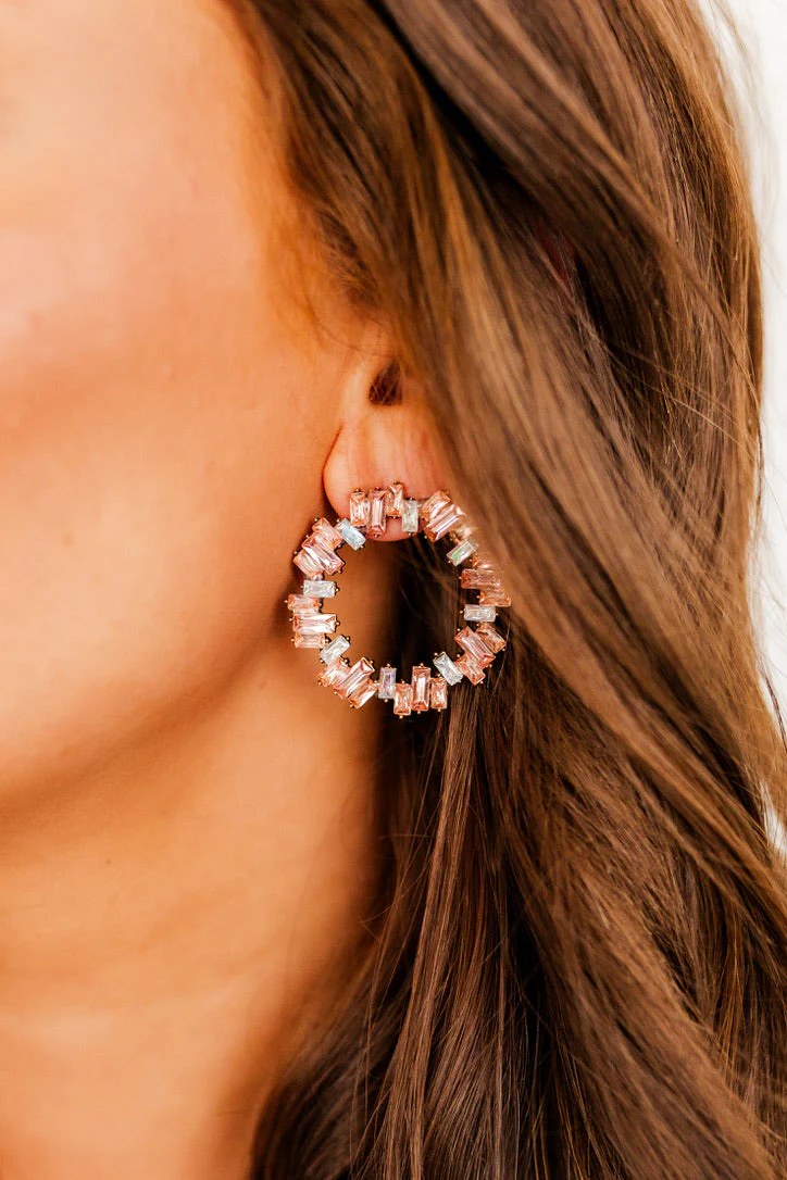 willow champagne earrings