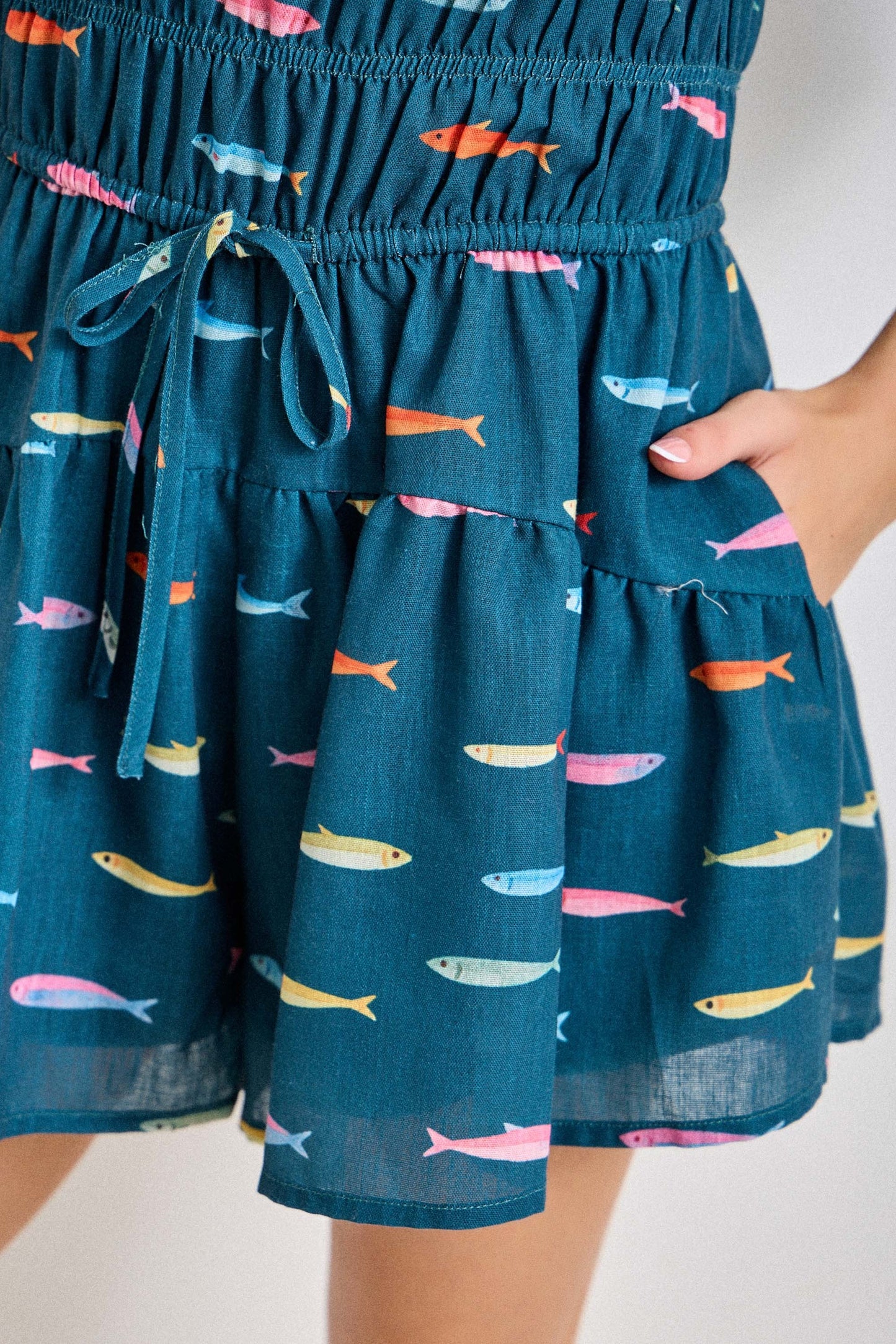Bev Fish Print Romper