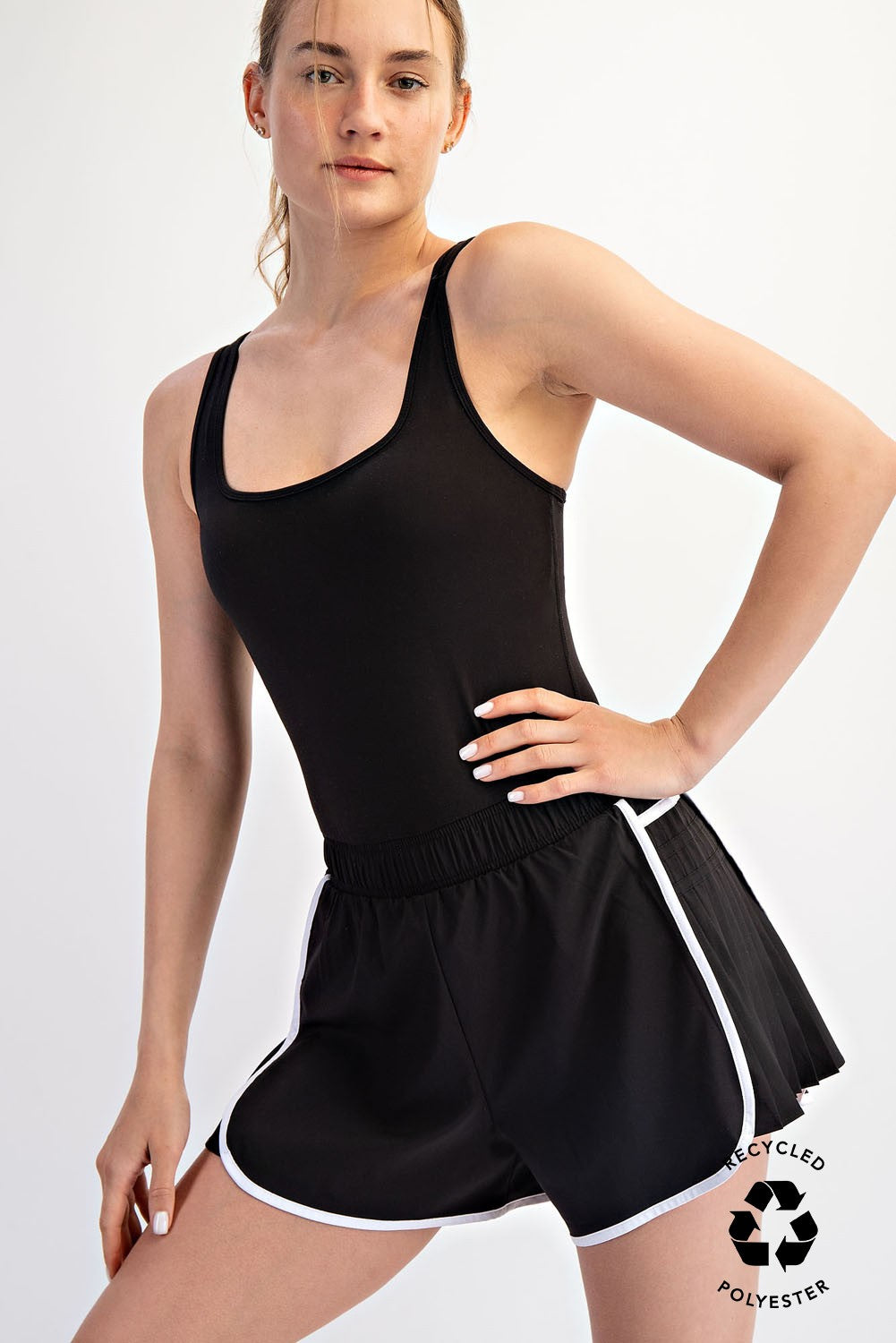 Black/White Romper