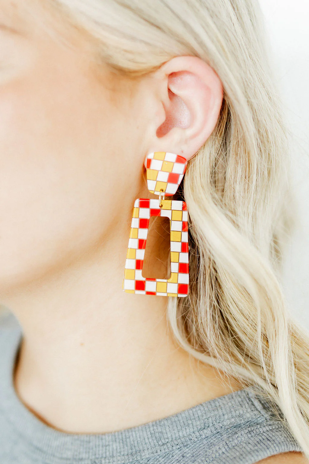 Kennedy - Red and Gold Checkered