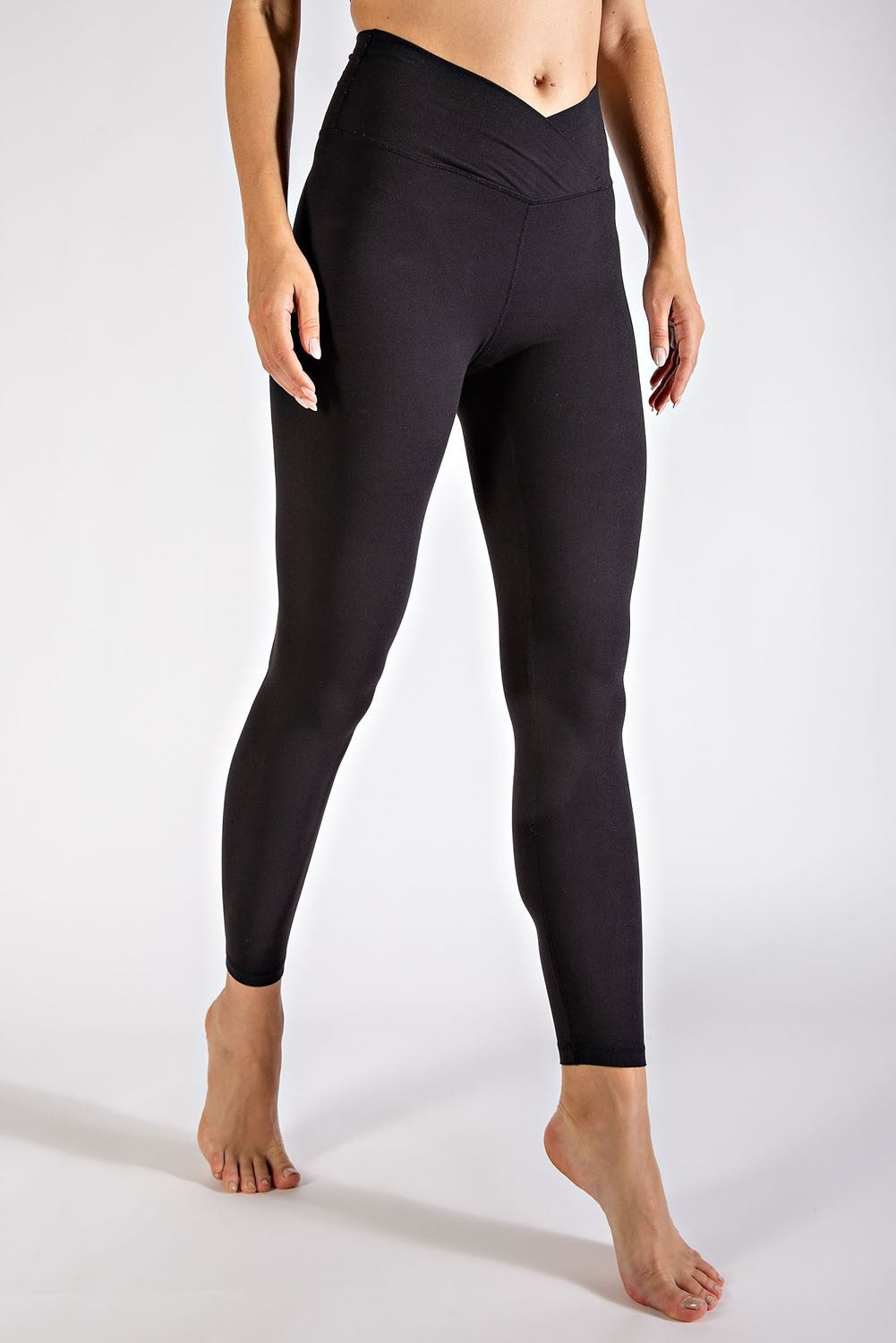 V waist leggings