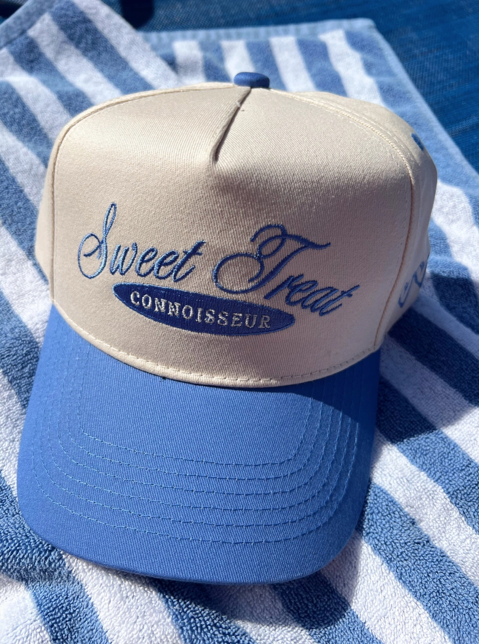 Sweet Treat Connoisseur - Periwinkle Vintage Trucker Hat
