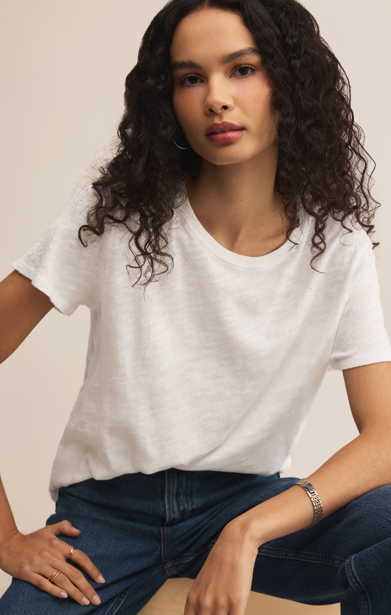 Z SUPPLY FOUNDATION SLUB TEE White